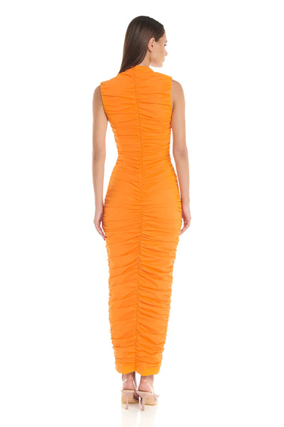 Tenille Dress - Orange - JAUS