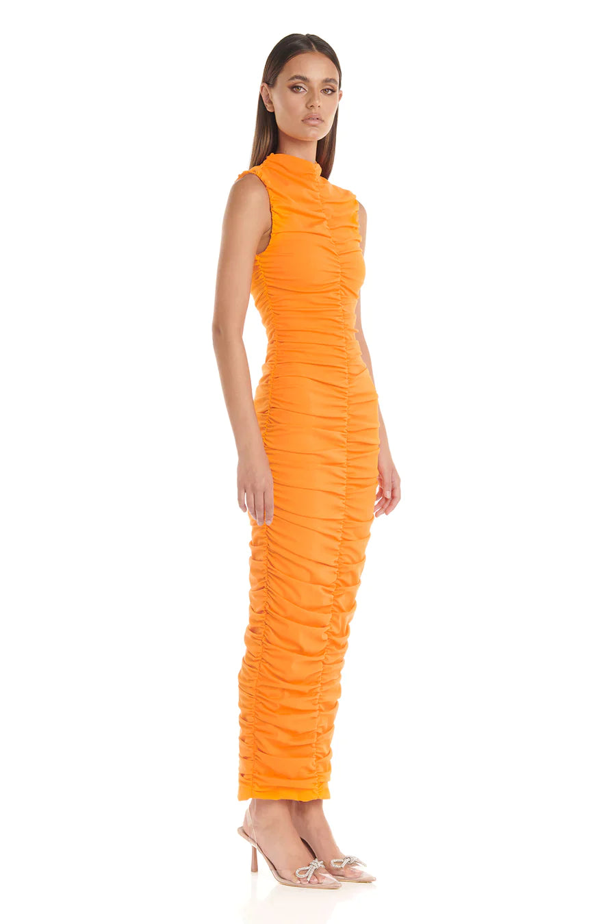 Tenille Dress - Orange - JAUS