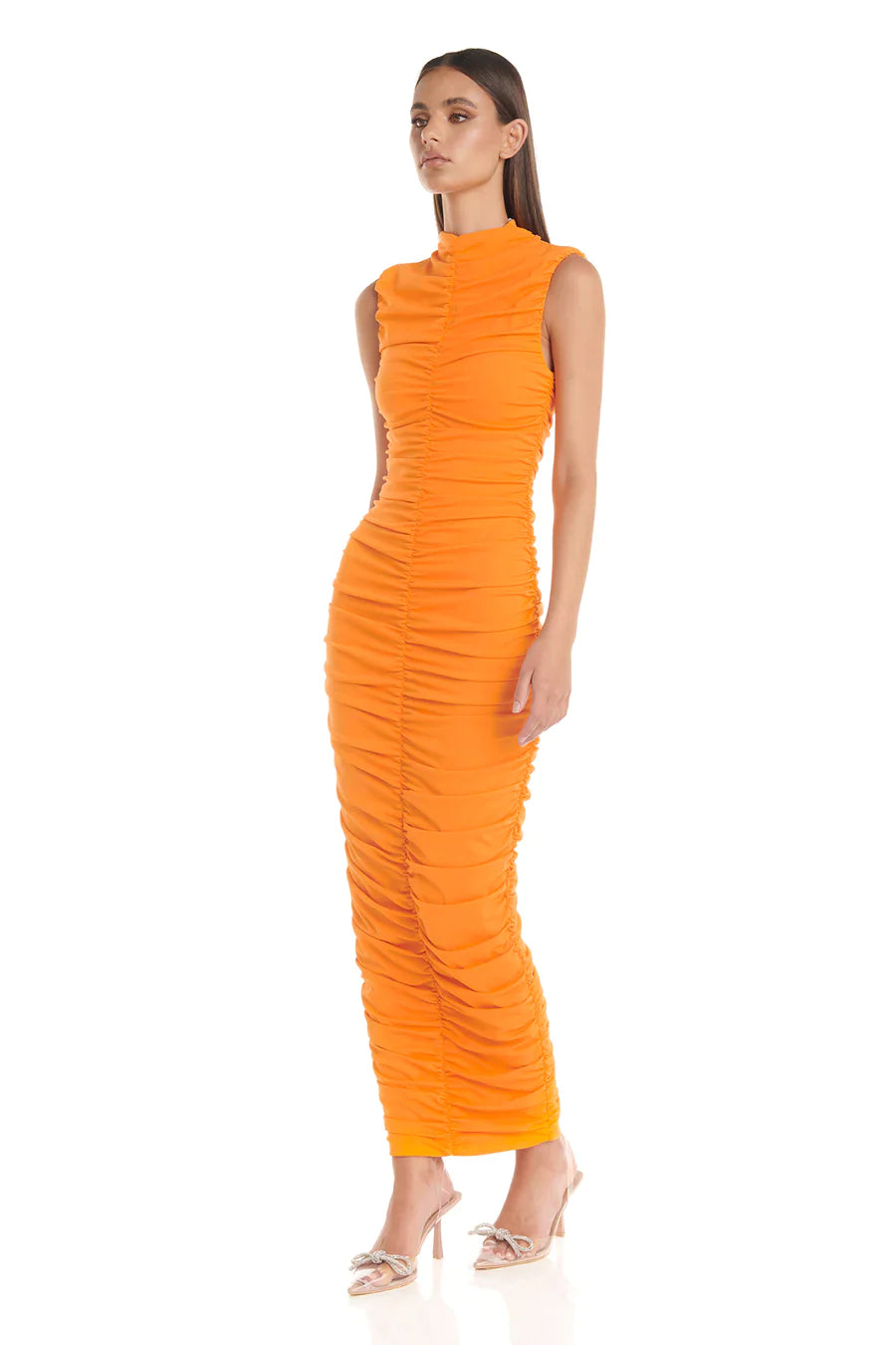 Tenille Dress - Orange - JAUS