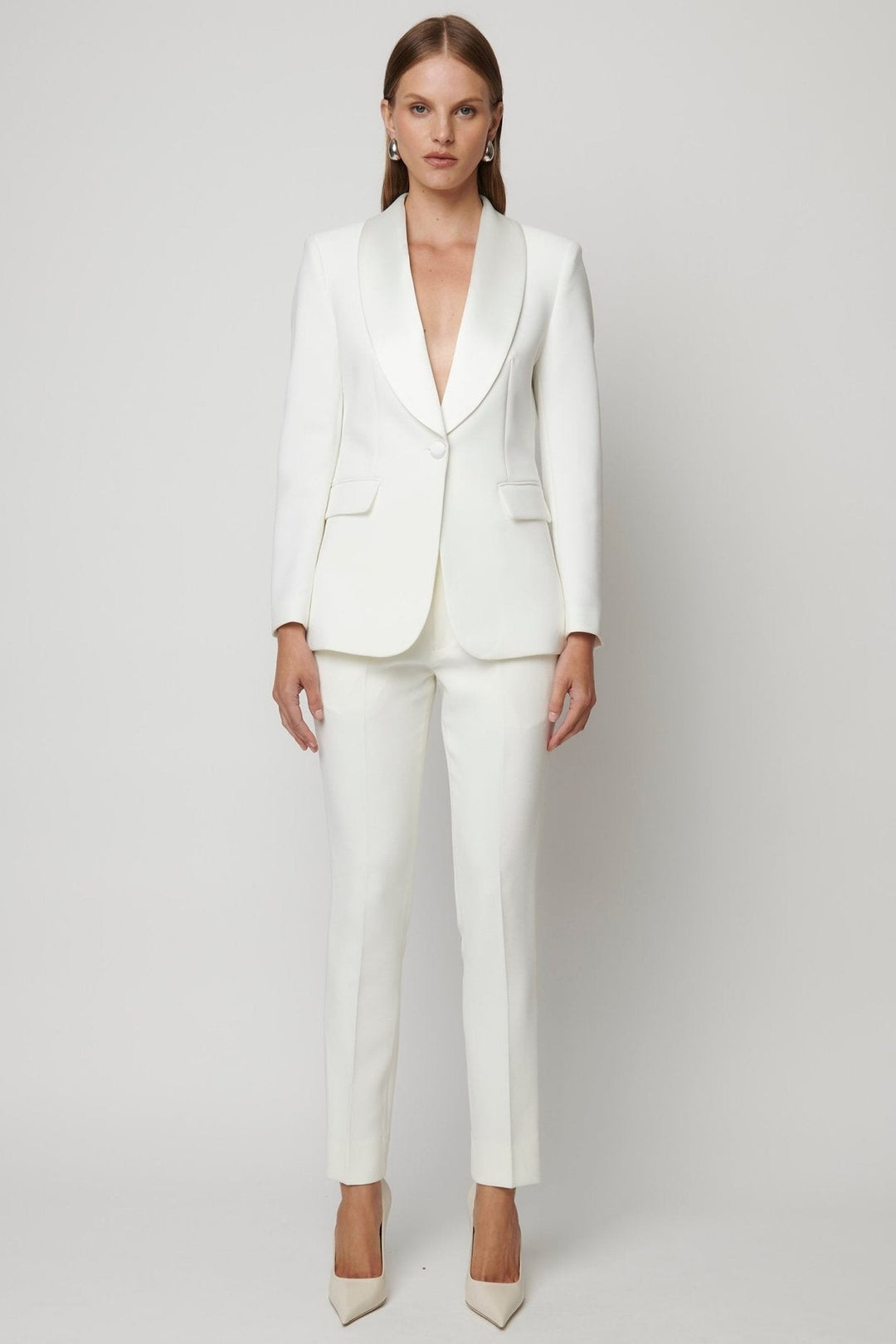 パンツ Fendi Tuxedo Bianco Pant Pants Wool White | Fendi