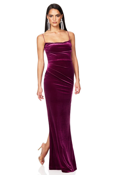 Nookie Twilight Gown - Berry - SHOPJAUS - JAUS