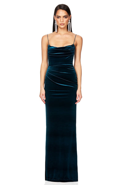 Nookie Twilight Gown - Emerald - SHOPJAUS - JAUS
