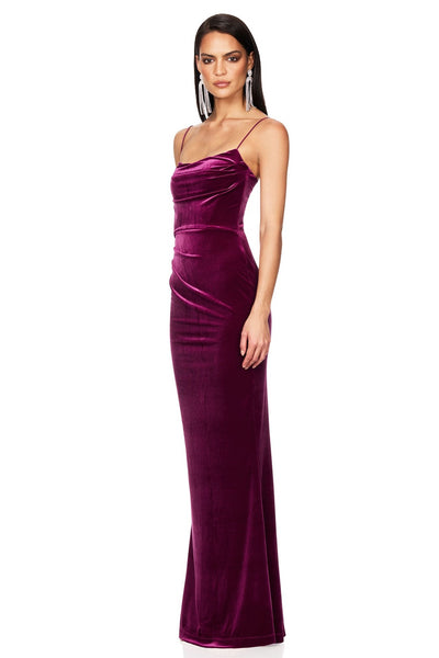 Nookie Twilight Gown - Berry - SHOPJAUS - JAUS