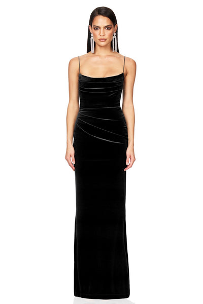 Nookie Twilight Gown - Black - SHOPJAUS - JAUS