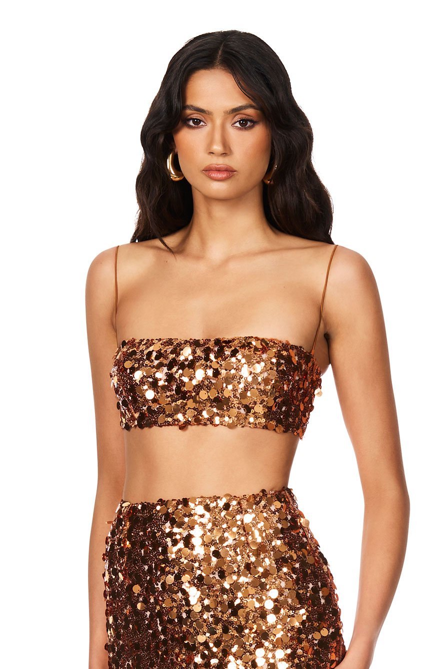Nookie Tyla Crop - Copper - SHOPJAUS - JAUS