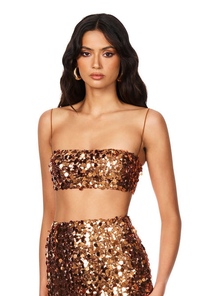 Nookie Tyla Crop - Copper - SHOPJAUS - JAUS