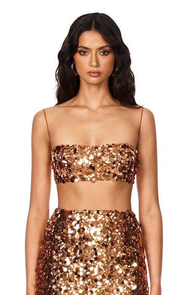 Nookie Tyla Crop - Copper - SHOPJAUS - JAUS