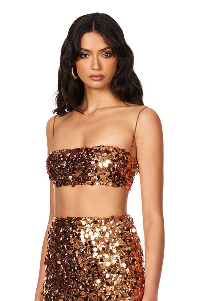 Nookie Tyla Crop - Copper - SHOPJAUS - JAUS