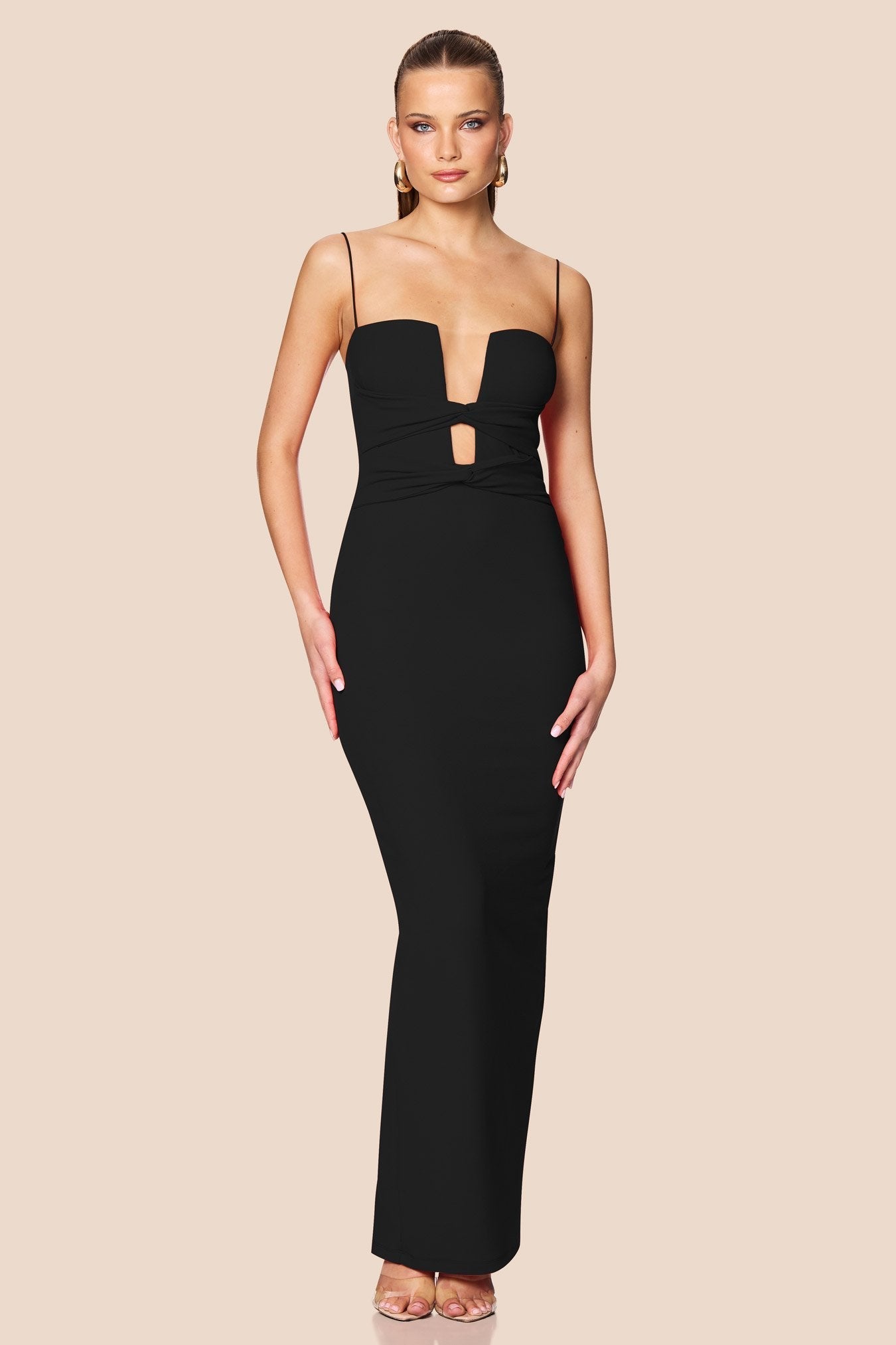 Nookie Valentine Gown - Black - SHOPJAUS - JAUS
