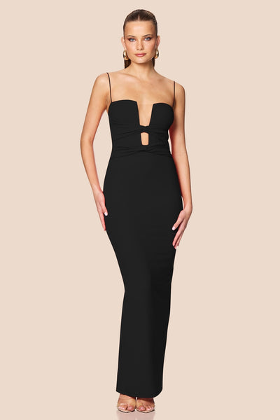 Nookie Valentine Gown - Black - SHOPJAUS - JAUS