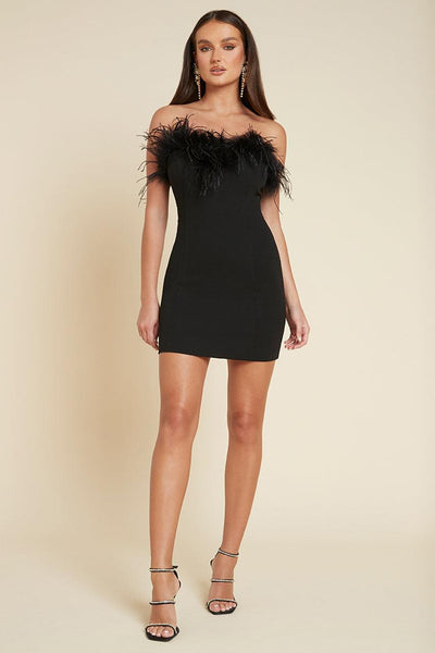 Valentino Mini Dress - Black - JAUS