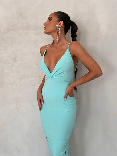 Veronica Dress - Aqua (PREORDER) - JAUS