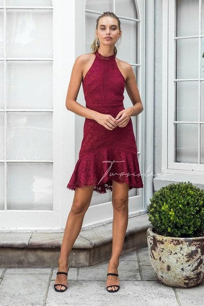 Violet Dress - Red - SHOPJAUS - JAUS