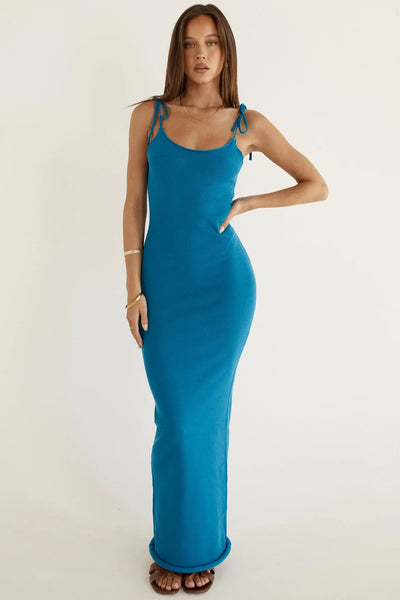 Wanda Maxi Dress - Blue - JAUS