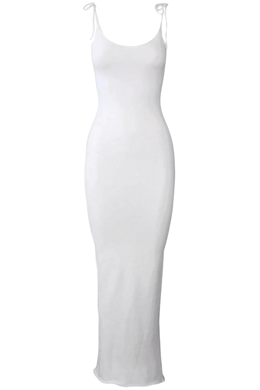 Wanda Maxi Dress - White - JAUS