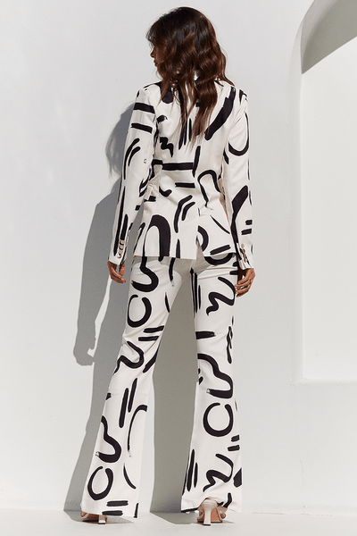 Yorke Suit Pant - Sand/Black - JAUS