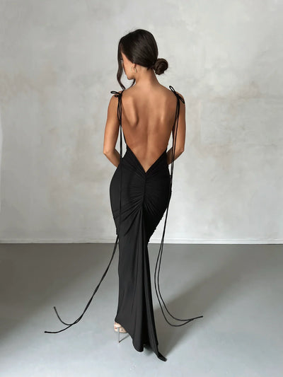 Zahara Gown - Black - JAUS