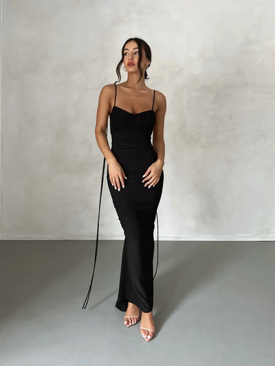 Zahara Gown - Black - JAUS