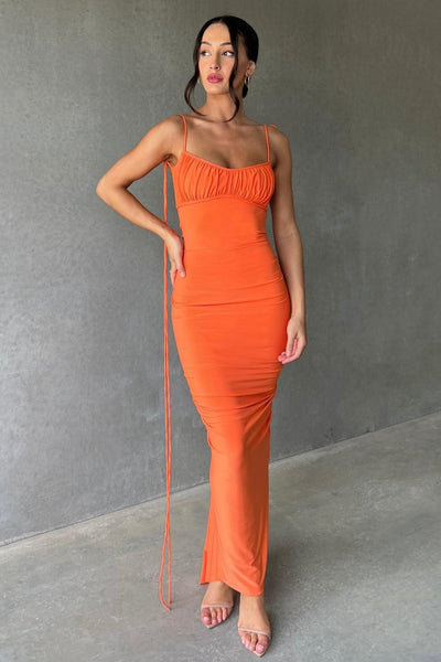 Zahara Gown - Orange - JAUS