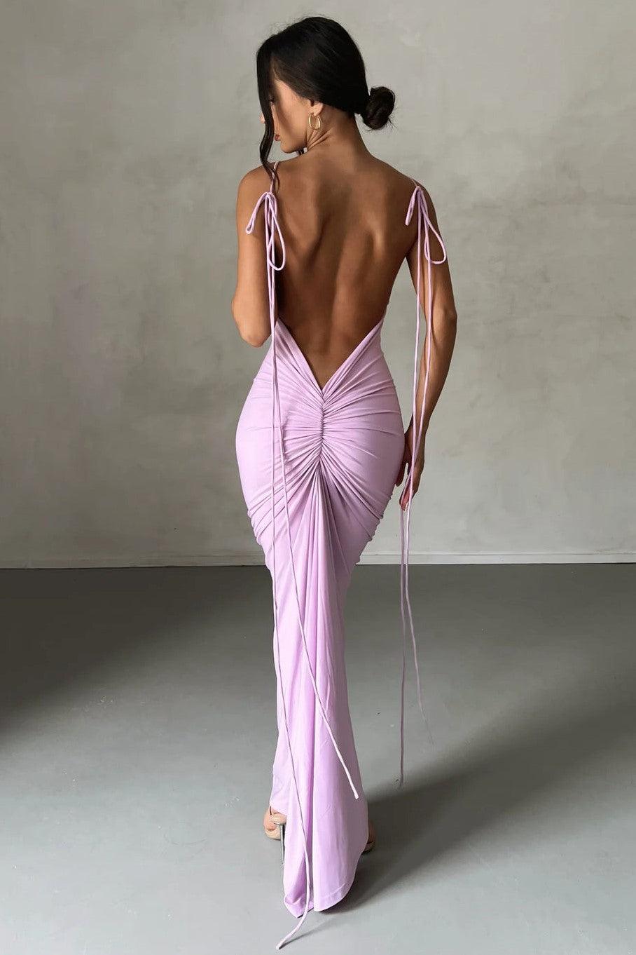 Zahara Gown - Pastel Lilac - JAUS