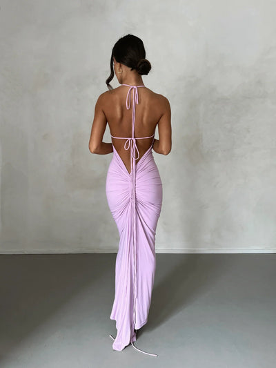 Zahara Gown - Pastel Lilac - JAUS