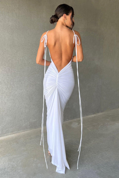 Zahara Gown - White - JAUS