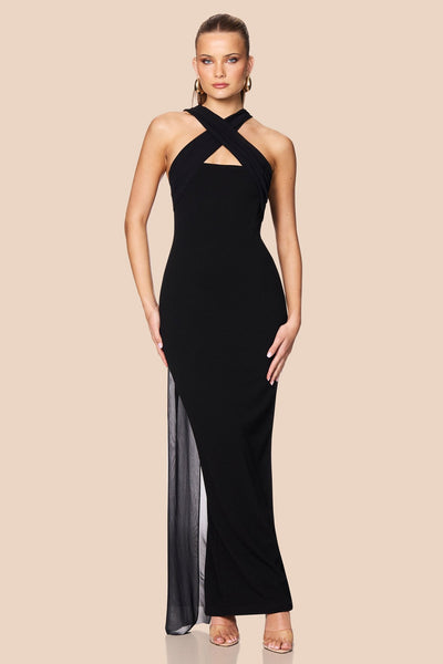 Nookie Zephyr Gown - Black - SHOPJAUS - JAUS