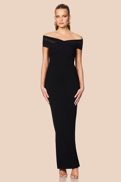 Nookie Zephyr Gown - Black - SHOPJAUS - JAUS