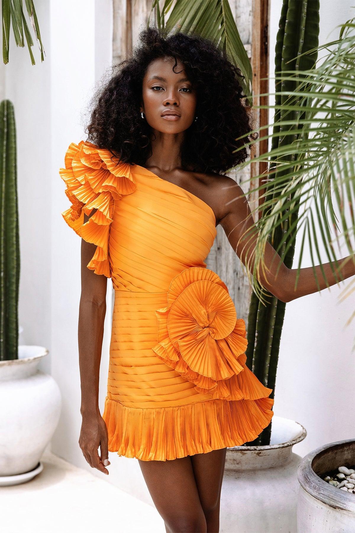 Zoiva Dress - Orange - JAUS