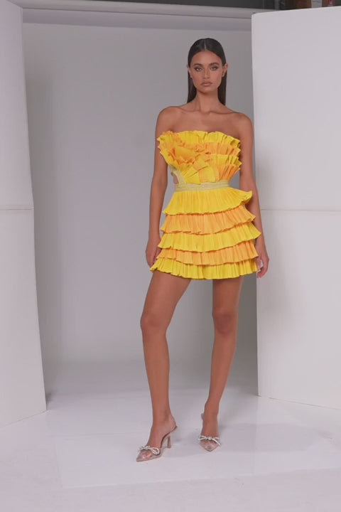 Josephine Dress - Yellow