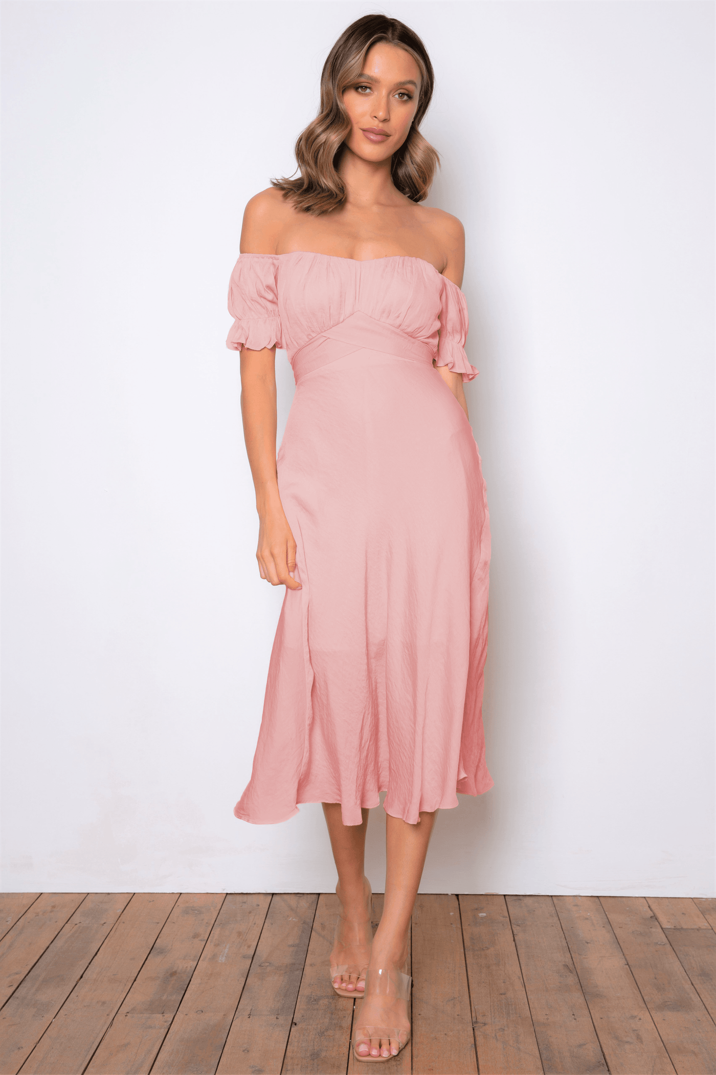 Samantha Dress - Blush - JAUS