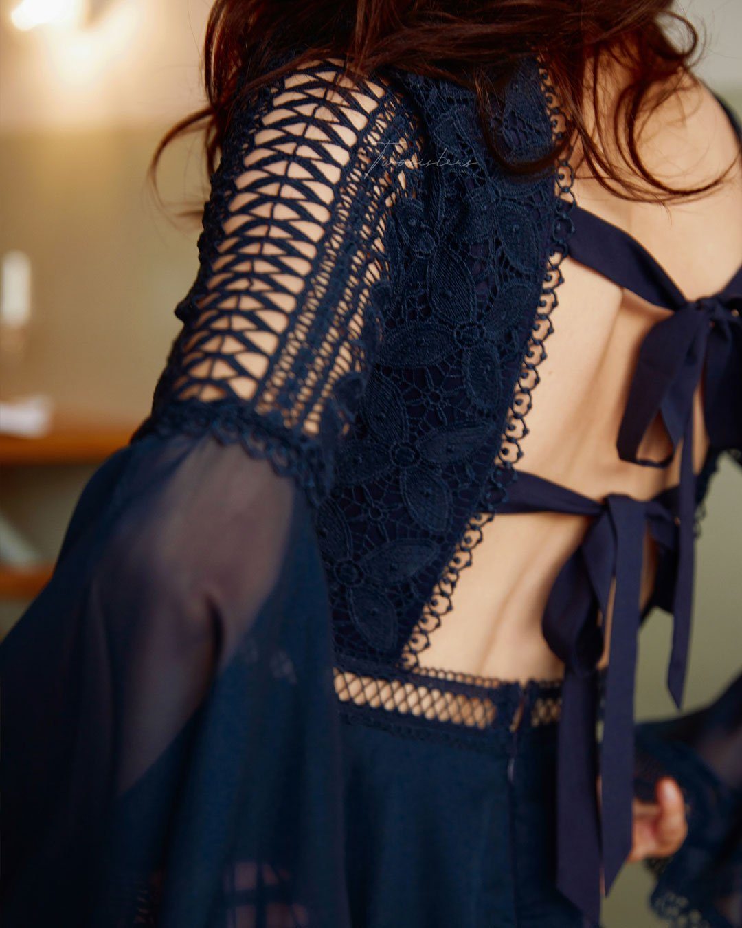 Darcy Dress - Navy - SHOPJAUS - JAUS